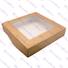 Коробка для пирожных с окном (230*230*60)